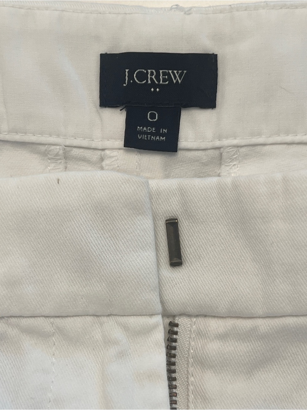 J. Crew Chino Shorts | White | Sz 0